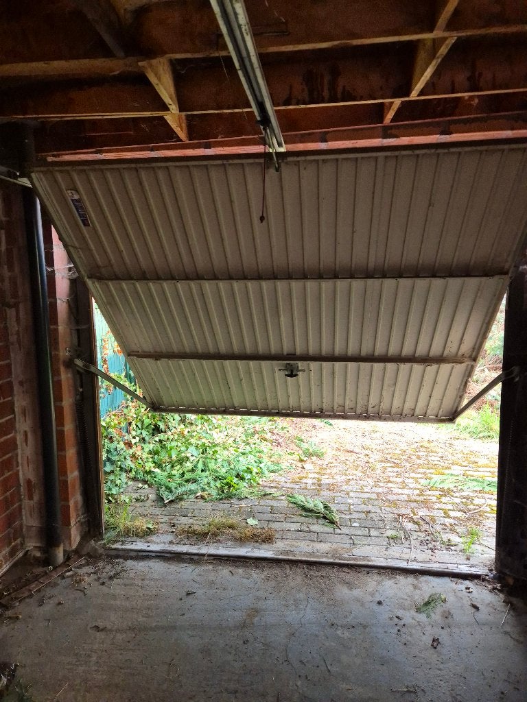 garagepoort en bediening, Doe-het-zelf en Bouw, Ophalen, Gebruikt