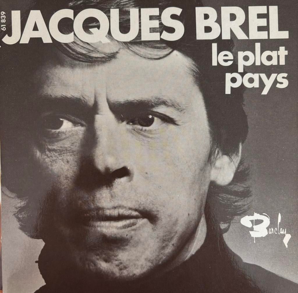 Jacques Brel - Les Bigotes - Le plat pays ( 7” vinyl ), Ophalen of Verzenden, Zo goed als nieuw
