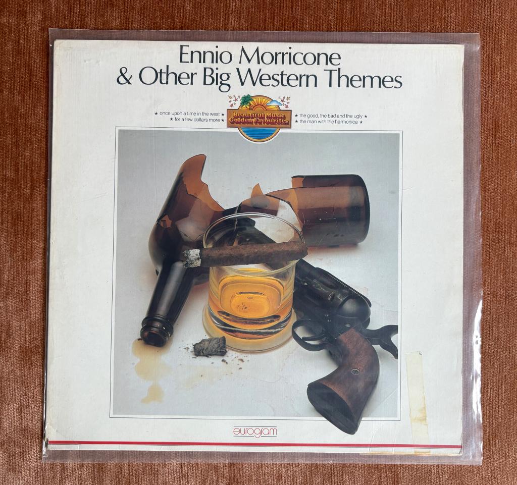 Ennio Morricone & Other Big Western Themes, Cd's en Dvd's, Vinyl | Filmmuziek en Soundtracks, Ophalen, Gebruikt, 12 inch