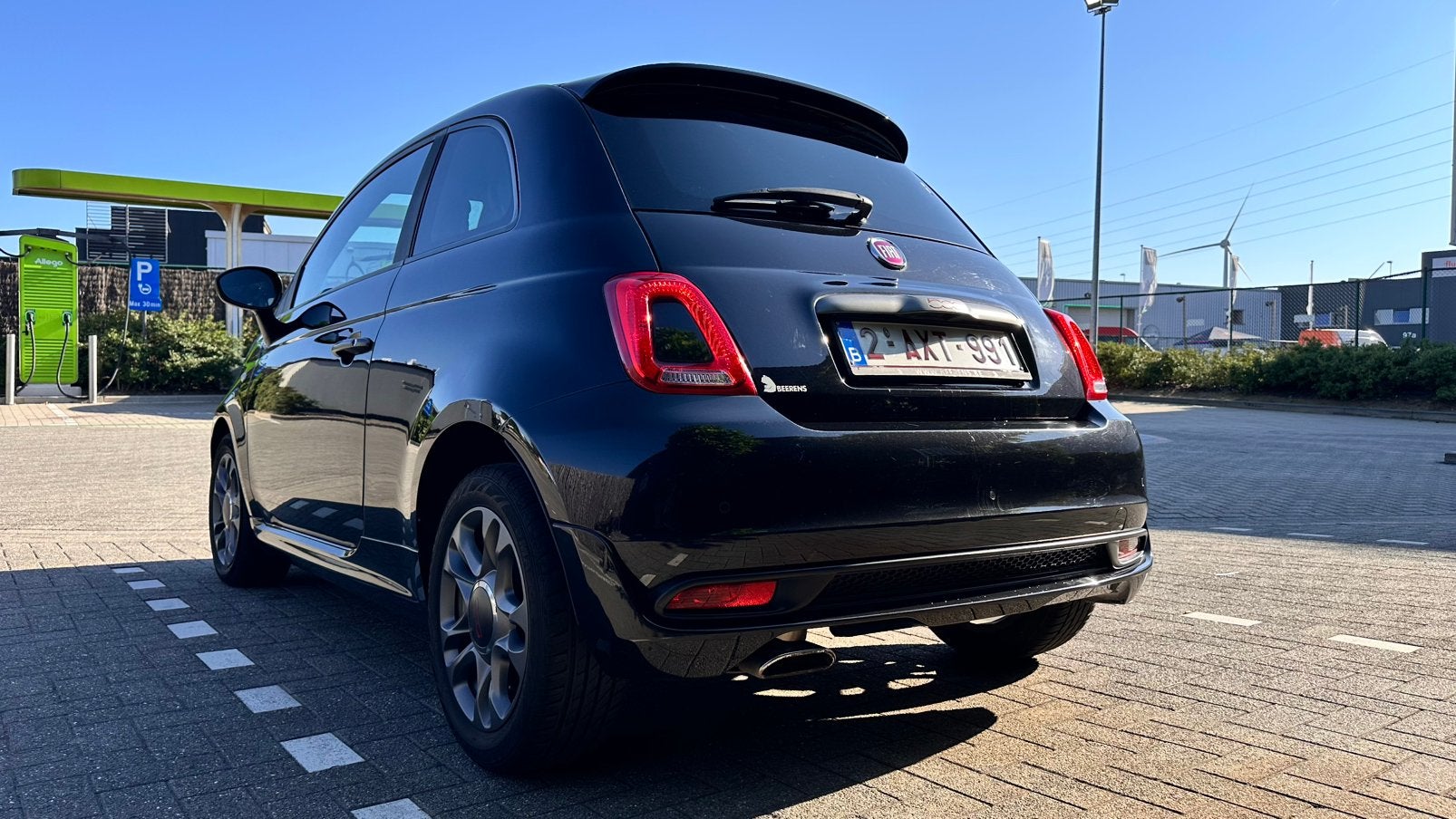 Fiat 500S 1.2 Benzine 69pk – 45.065 km – Zeer nette staat, Auto's, Fiat, 4 zetels, Zwart, Handgeschakeld, Particulier