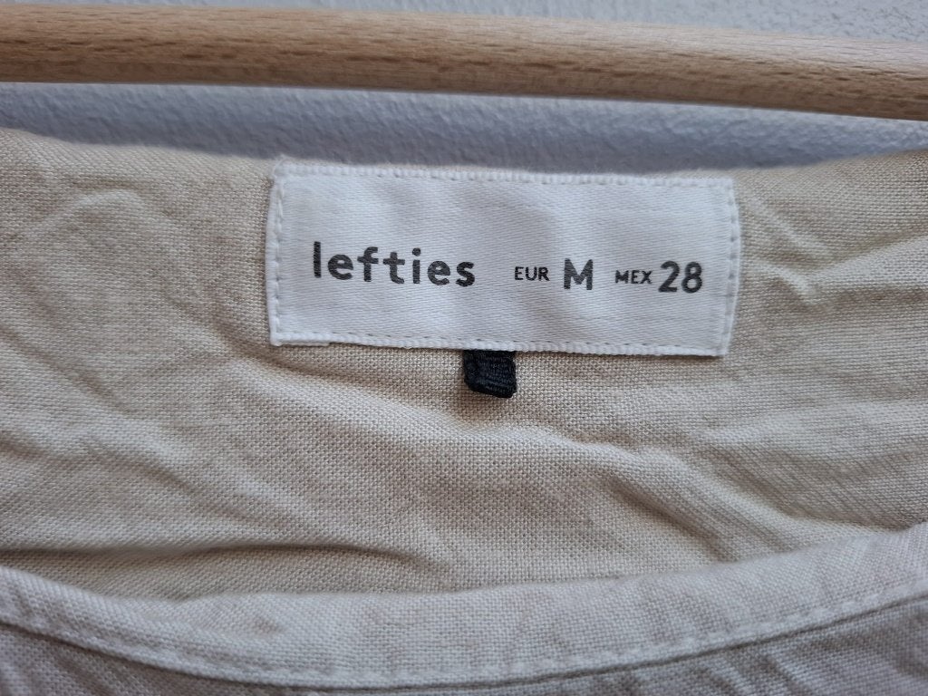 Robe à bretelles Lefties - Taille M, Taille 38/40 (M), Enlèvement ou Envoi, Beige, Sous le genou