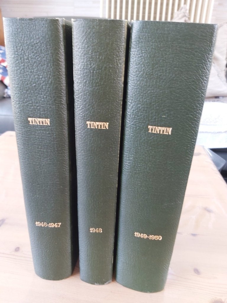 oude stripverhalen Tintin '46 - '50, Ophalen