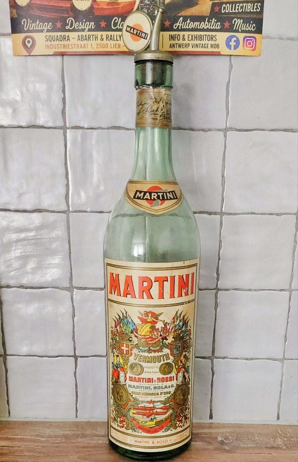 Bouteille Old Martini XL, Enlèvement