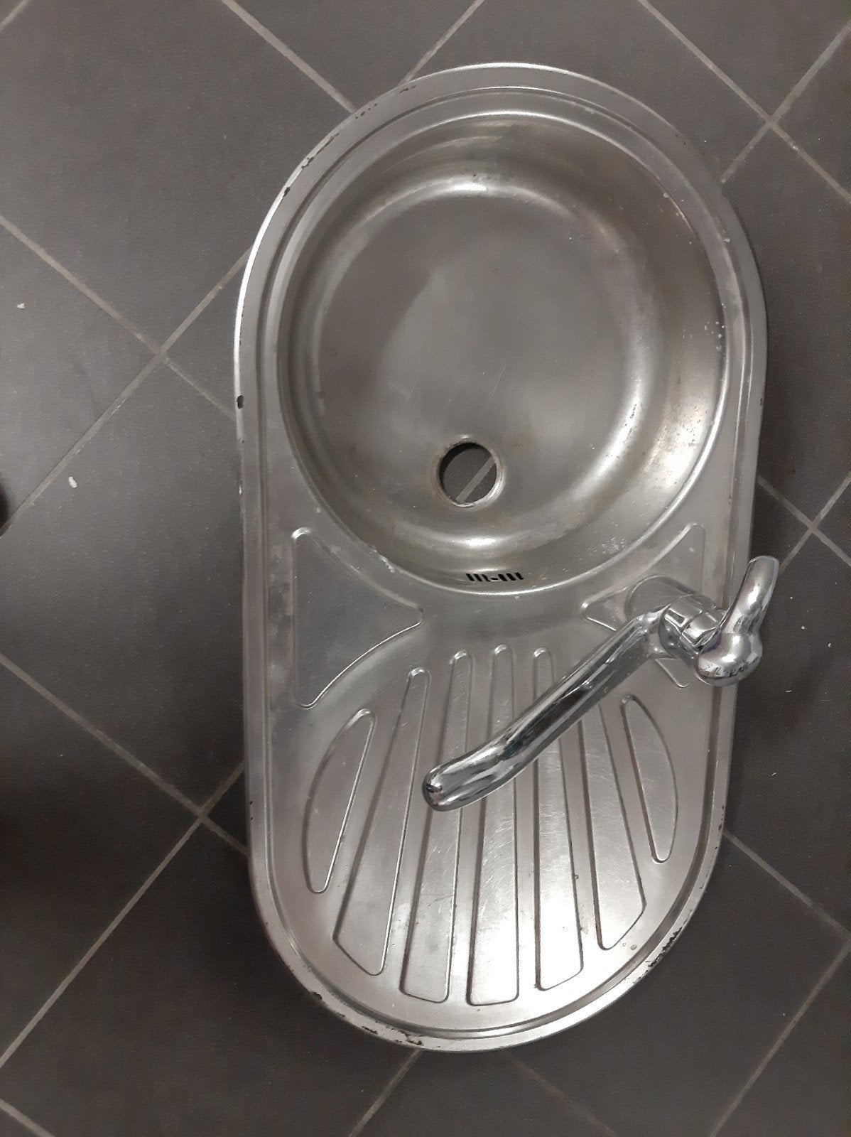7 verschillende inoxe spoelbakken ,maat staat op de foto,s, Ophalen, Gebruikt