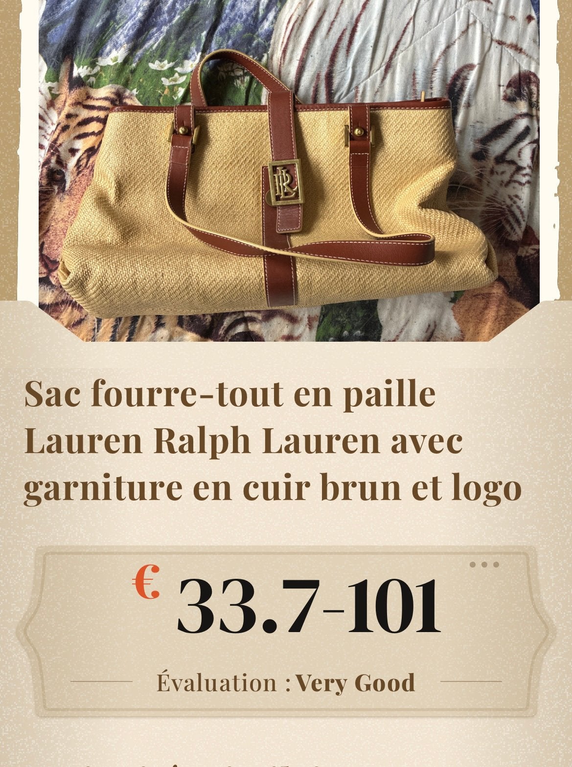 RALPH LAUREN HANDTAS, Ophalen, Zo goed als nieuw, Handtas