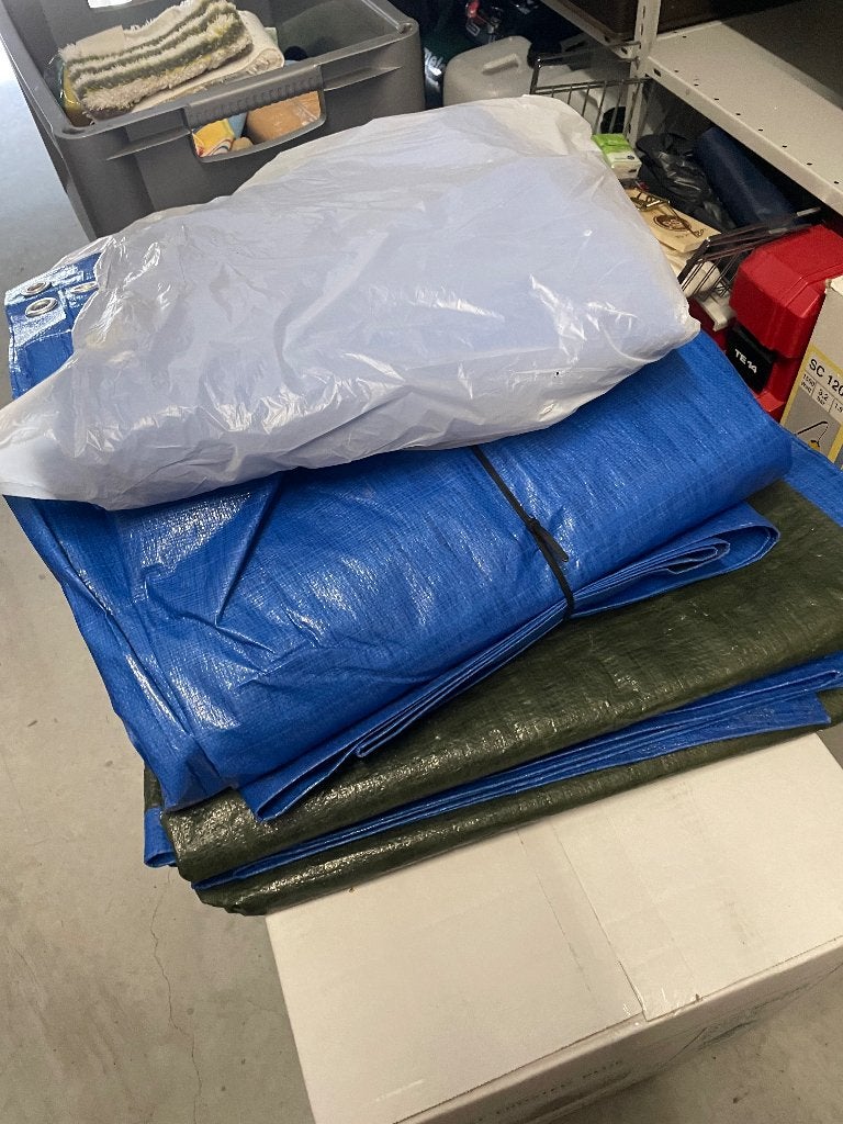 Dekzeilen, Doe-het-zelf en Bouw, Ophalen, Zo goed als nieuw, 5 tot 10 m², Zeil
