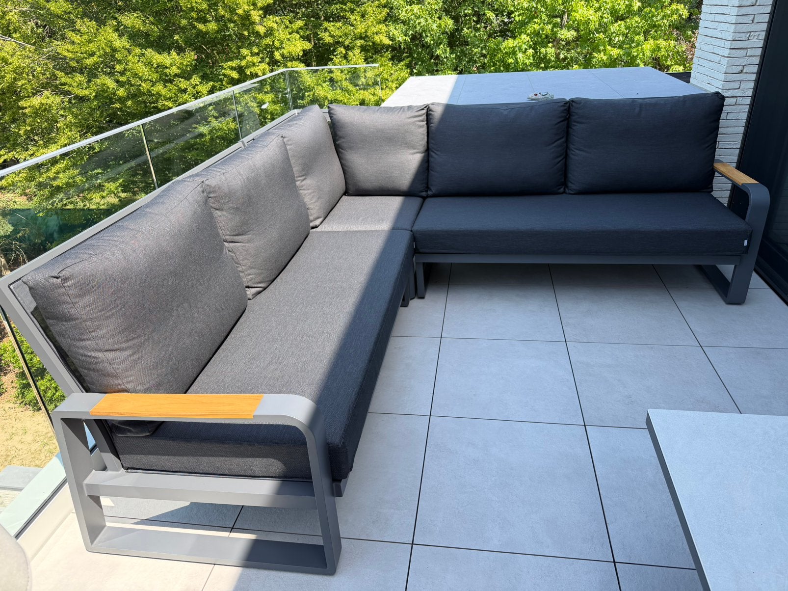 Hoek loungeset, Enlèvement, Comme neuf, Sets de jardin