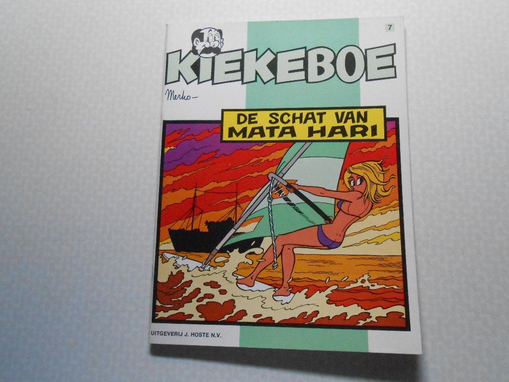 kiekeboe 7 De schat van Mata Hari 1979 1 ste druk., Neuf, Enlèvement ou Envoi, Une BD, Merho