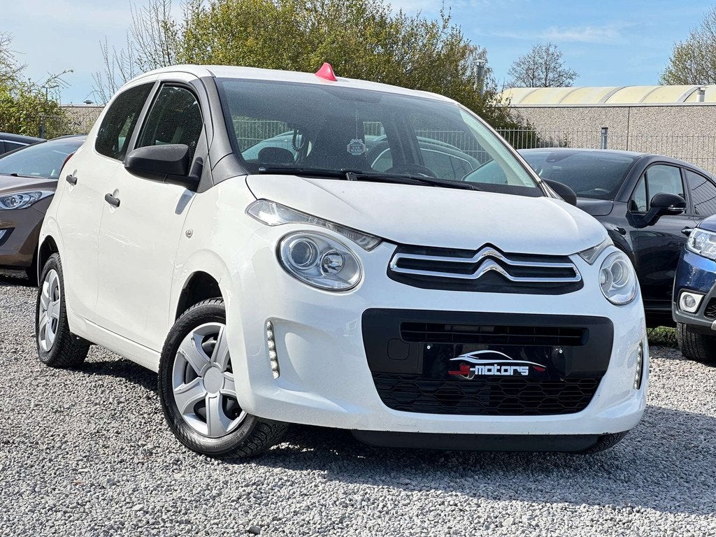 Citroën C1 1.0 VTi / GARANTIE 1 AN / EURO 6B (bj 2017), Auto's, Voorwielaandrijving, 4 zetels, C1, Wit