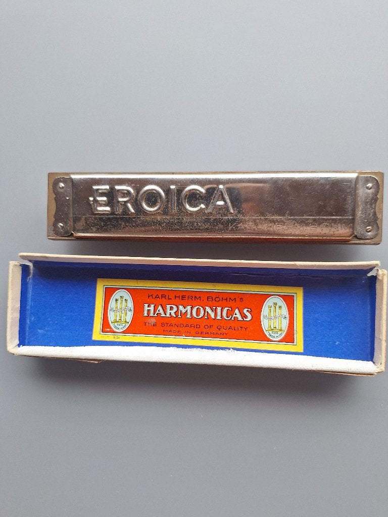 Mondharmonica Eroica, Ophalen, Gebruikt, Met koffer of doosje