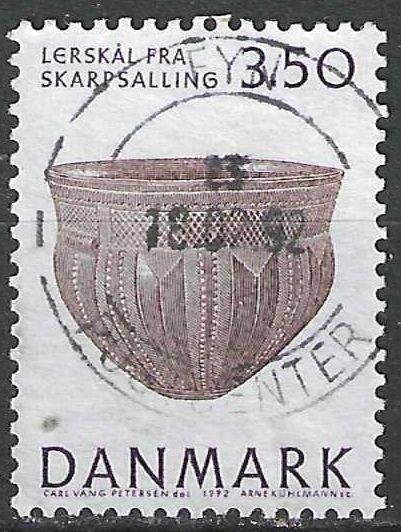 Denemarken 1992 - Yvert 1021 - Prehistorie - 3,50 k. (ST), Verzenden, Denemarken, Gestempeld