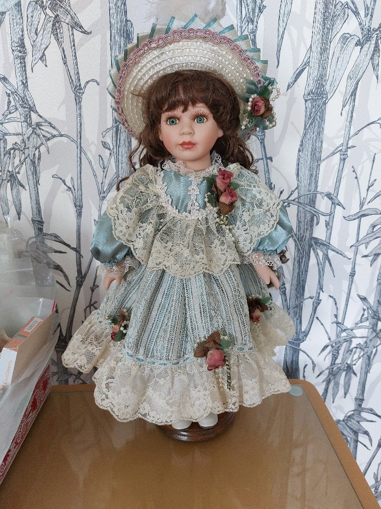 Poupée de collection porcelaine, Collections, Enlèvement ou Envoi, Utilisé, Poupée