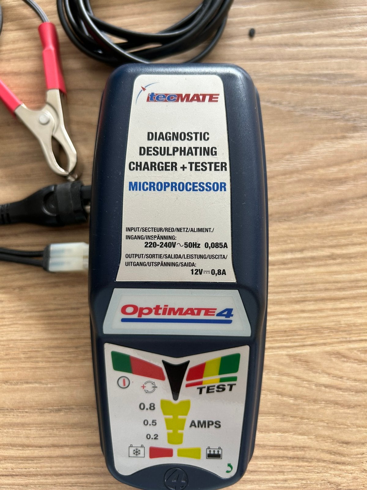 Chargeur de batterie TecMate OptiMate 4 + testeur - 12 V, Enlèvement