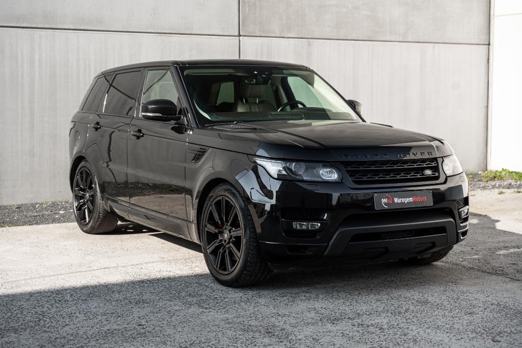 Range Rover Sport SDV6 HSE- Lichte Vracht - Trekhaak - Leder, Auto's, Automaat, 2326 kg, Zwart, Leder