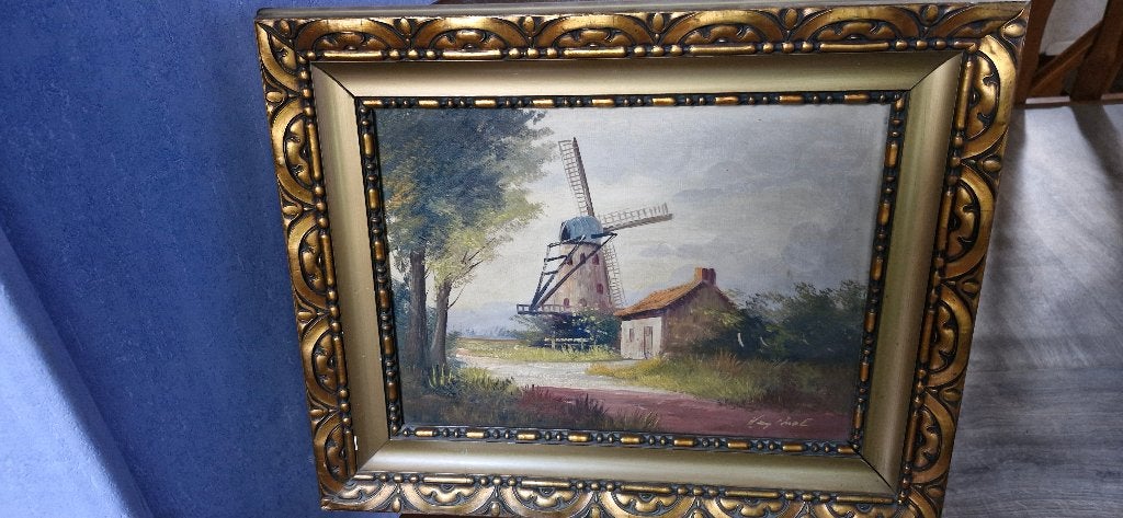 Schilderij in kader, Ophalen, Landschap
