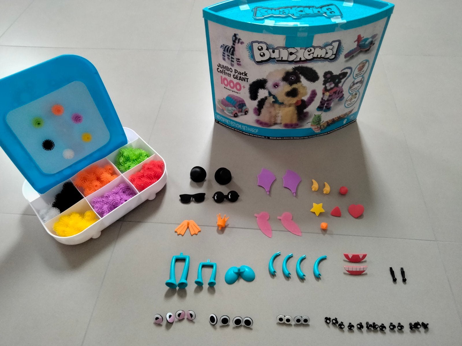 Pack Bunchems Jumbo 1000+ et accessoires, Enlèvement ou Envoi, Comme neuf
