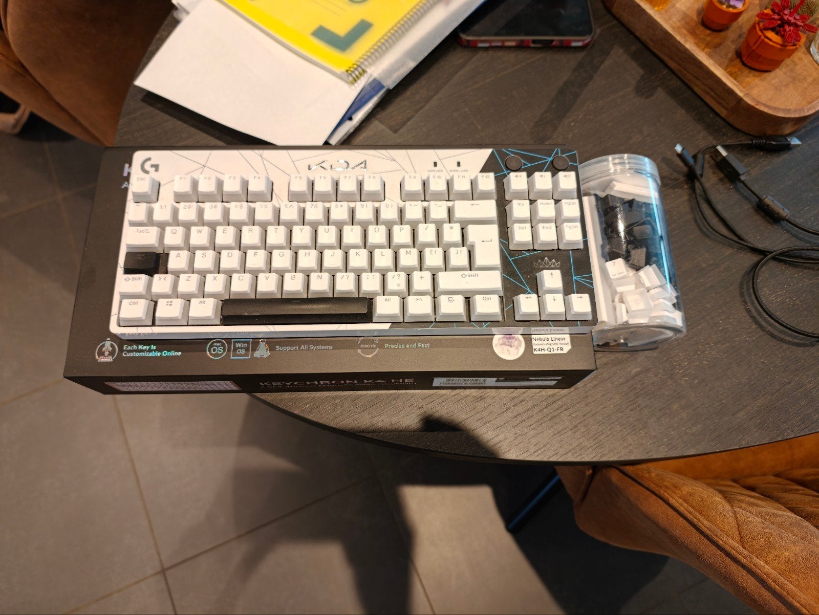 toetsenbord Logitech G pro KDA versie league of legends, Ophalen of Verzenden, Gebruikt, Bedraad, Logitech