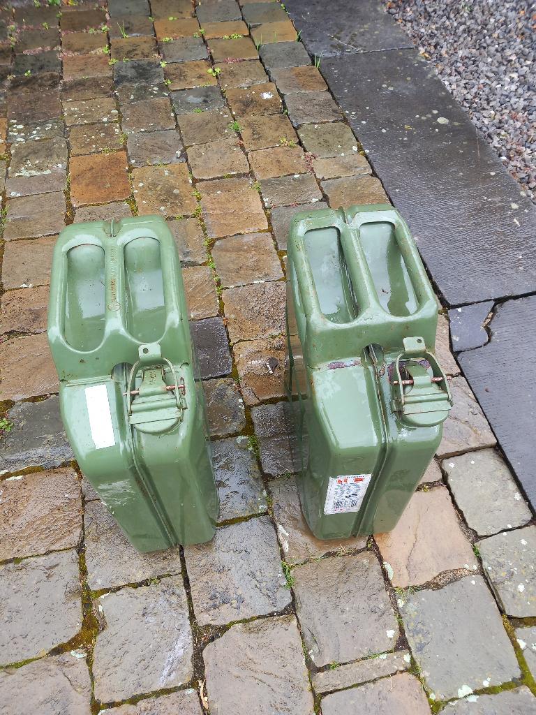 Jerrycan 20l, Enlèvement, Armée de terre, Autres types