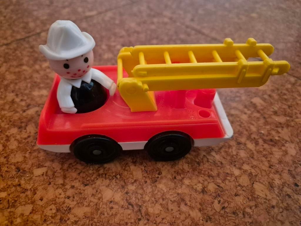 Fisher Price - petit camion pompier, Ophalen, Zo goed als nieuw, Duw- of Trekspeelgoed