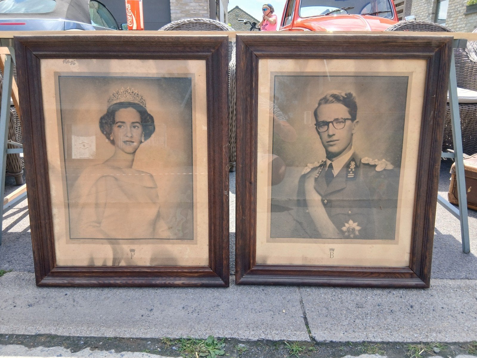 Staatsie portret koning Boudewijn en Fabiola, Verzamelen, Ophalen