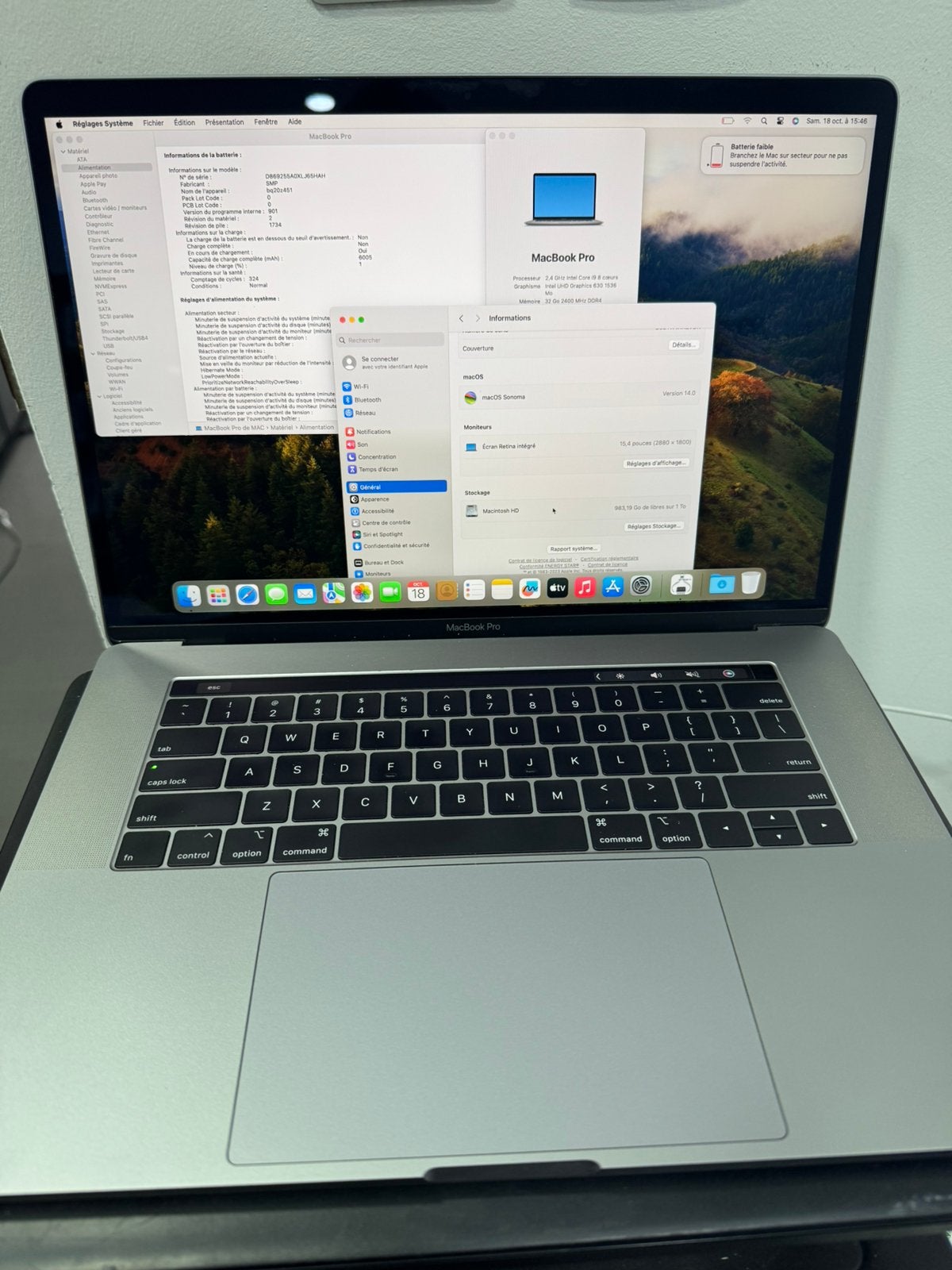 Macbook Pro i9 32 GB RAM - 1 TB SSD - Factuur - Garantie, Computers en Software, Ophalen, Zo goed als nieuw, MacBook