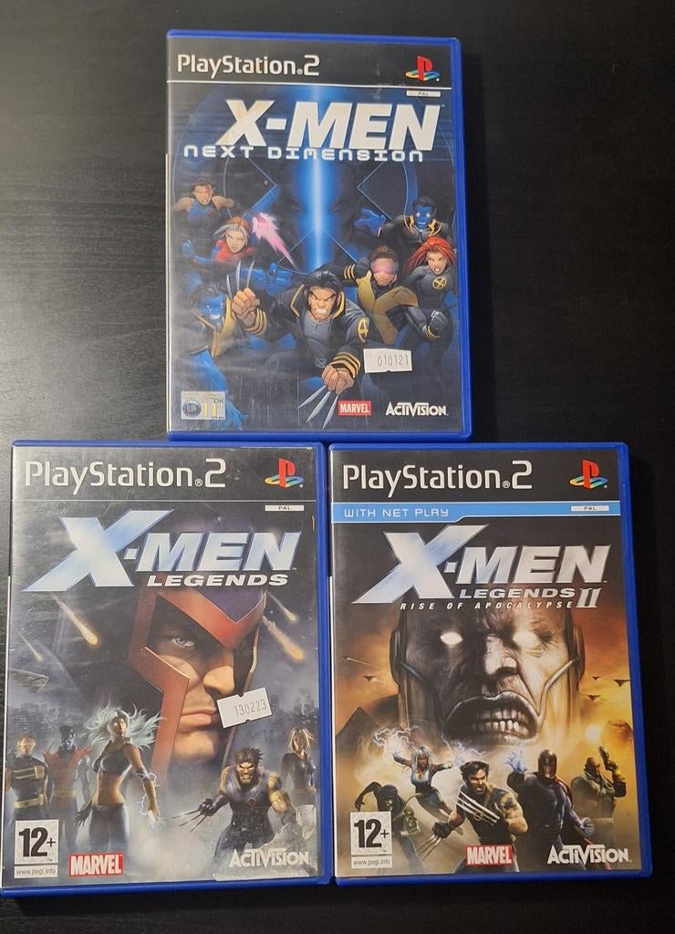 PS2 X-Men Pack (3 games): Next Dimension, Legends & Legends2, Ophalen of Verzenden