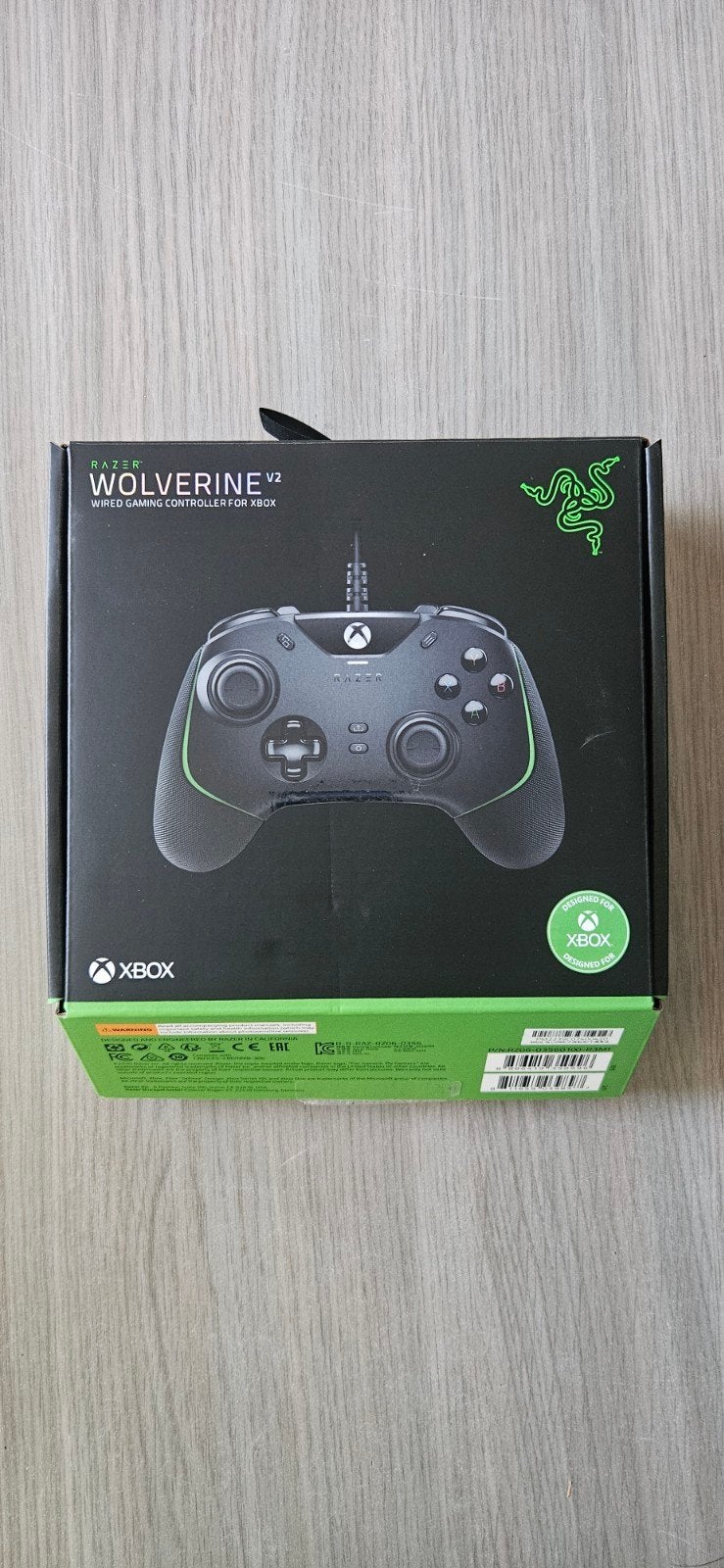Razer wolverine v2, Ophalen
