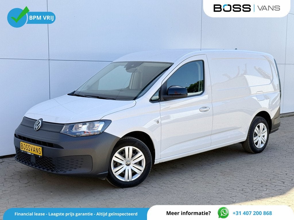 Volkswagen Caddy Cargo Maxi 2.0 TDI 122PK Automaat L2 Cruise, Gebruikt, Zwart, 4 cilinders, Volkswagen