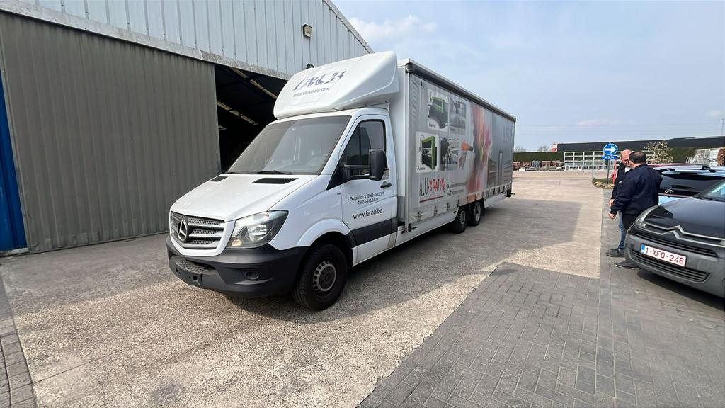 Mercedes Sprinter 319 CDI V6 Année 2018 plus Remorque, Euro 6, Wit, Mercedes-Benz, Particulier