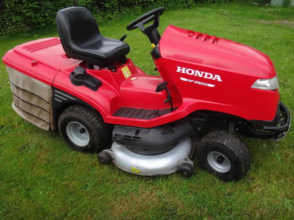Honda tractormaaier, Tuin en Terras, Zitmaaiers, Gebruikt, 120 cm of meer, Elektrische starter, Mulchfunctie, Opvangbak, Ophalen