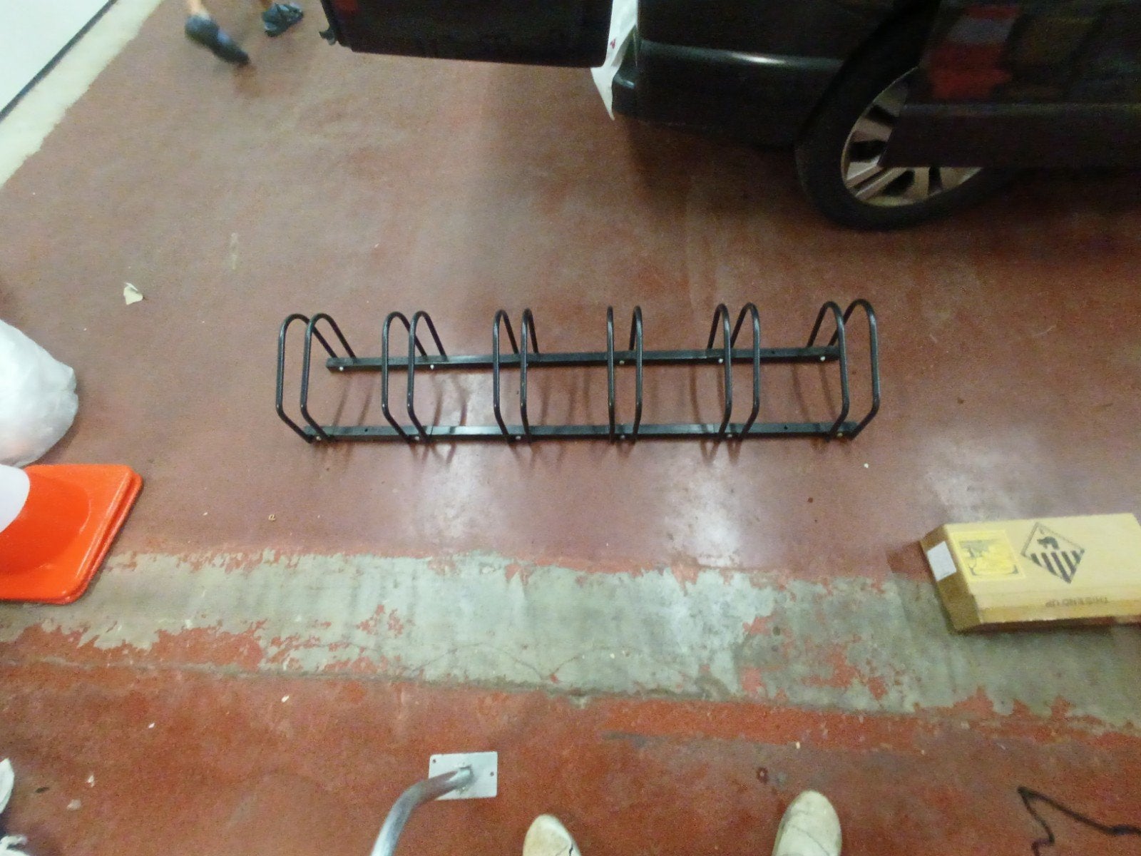 Fiets rek  voor 6 fietsen, Ophalen