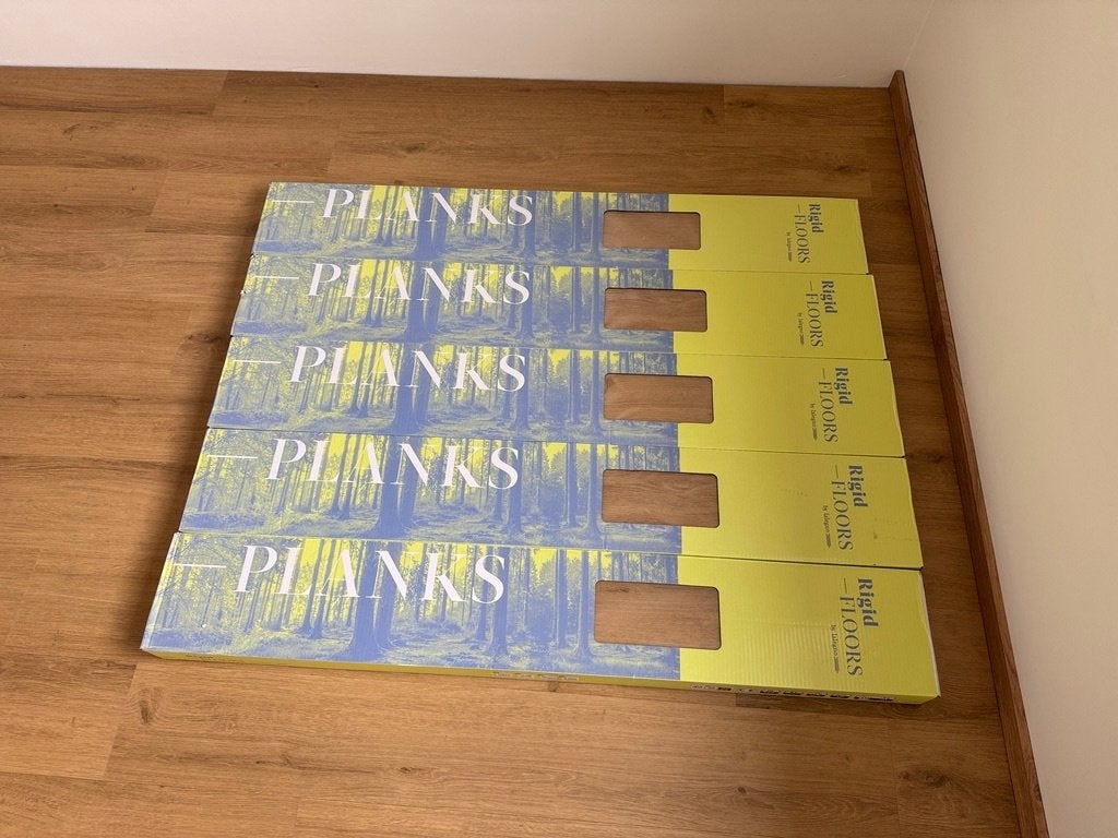 Vinyl PVC vloer planken Lalegno dunes 11m2, Ophalen, Kunststof, 50 tot 150 cm, Nieuw