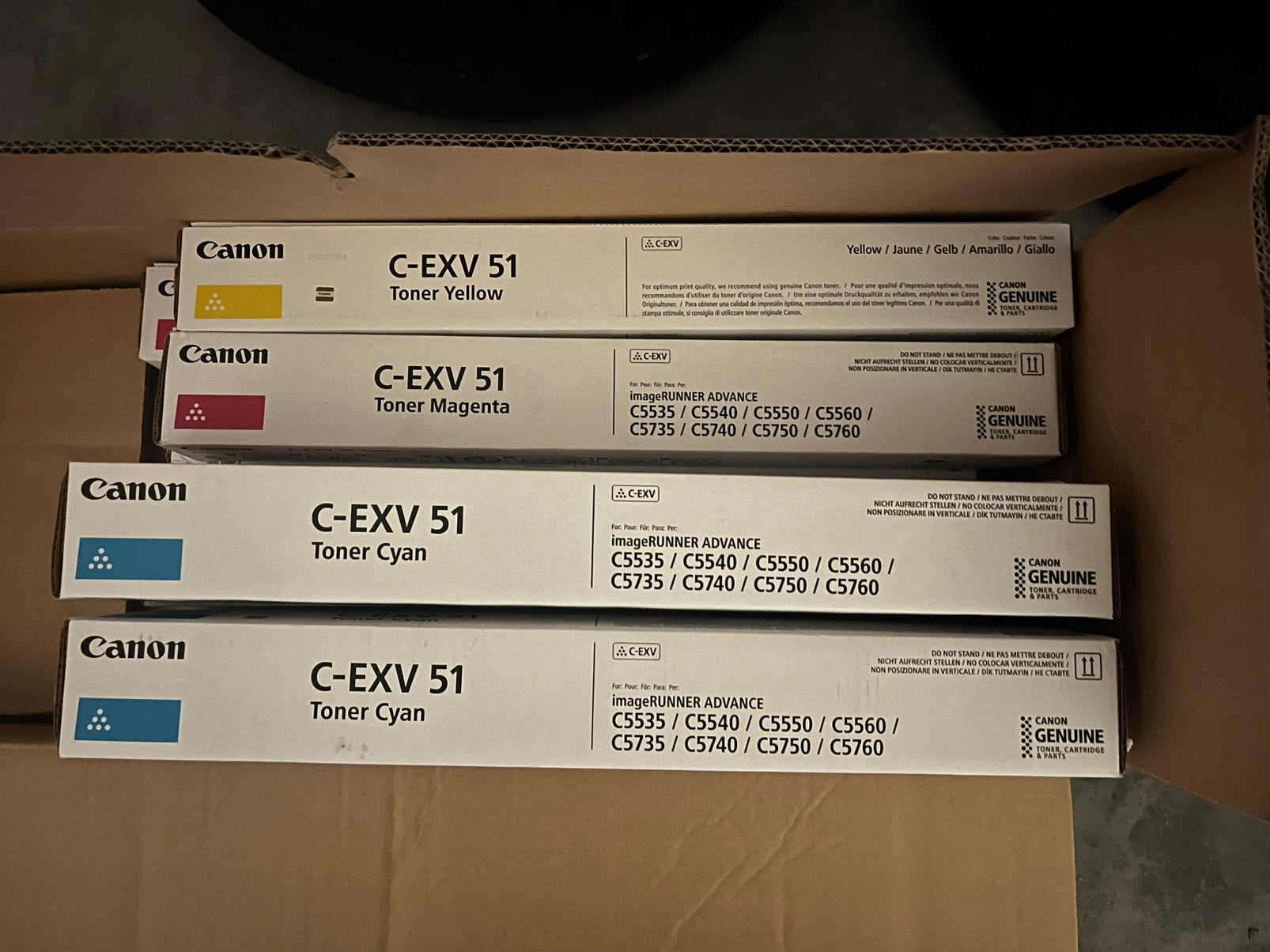 Toner Canon C-EXV 51 origineel, Computers en Software, Ophalen, Zo goed als nieuw, Toner