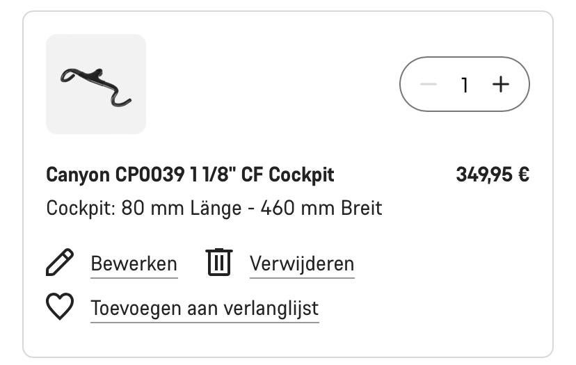 Canyon gravel stuur, Ophalen, Nieuw, Stuur