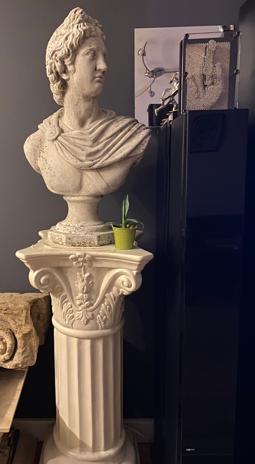 Colonne er Apollon, Antiek en Kunst, Kunst | Beelden en Houtsnijwerken, Ophalen, Beeld