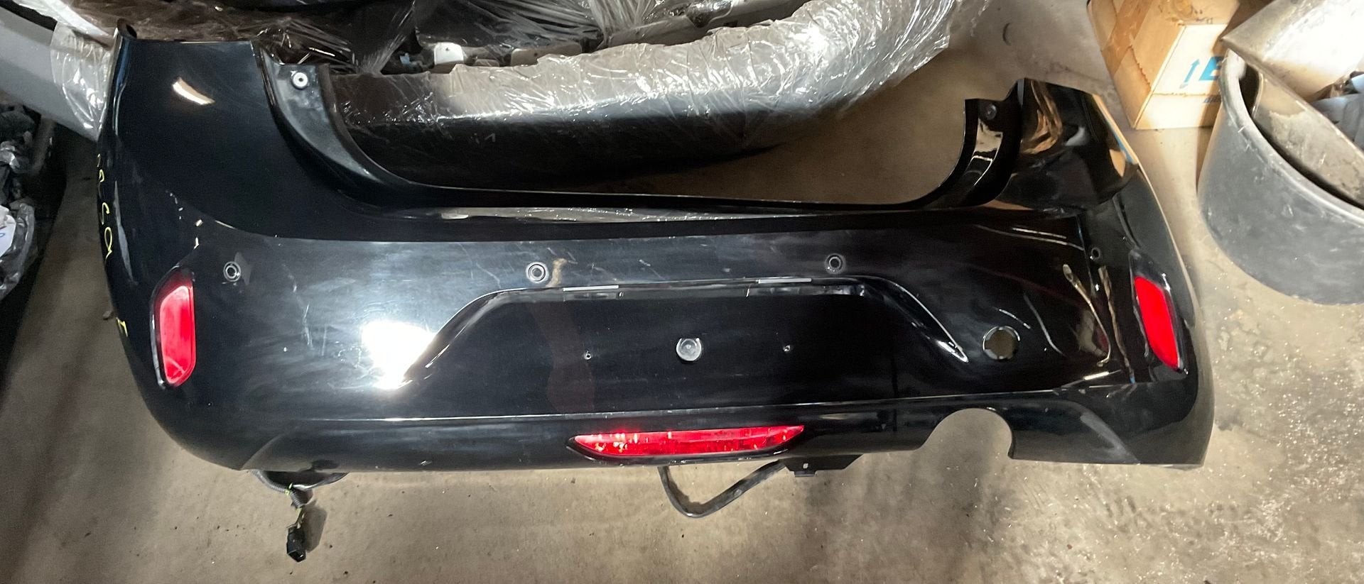 Complete achterbumper met PDC Opel Corsa F 2019 zwart, Arrière, -, Origine de la pièce connue, Enlèvement