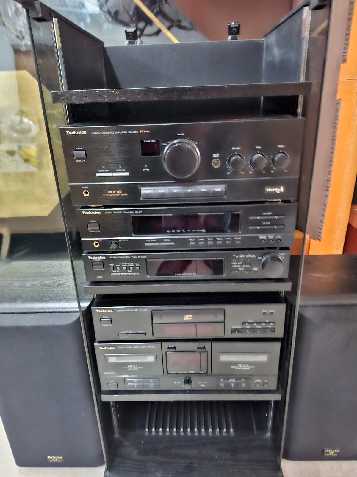 Stereo keten Technics: SU-X120, Gebruikt, Dvd-speler, Losse componenten, Ophalen