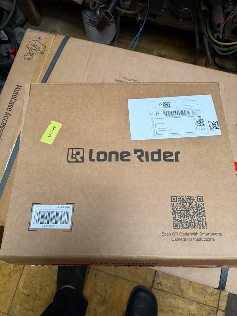 Lone Rider kofferplaat Bmw gs 1300, Motoren, Accessoires | Koffers en Tassen, Ophalen of Verzenden, Zo goed als nieuw