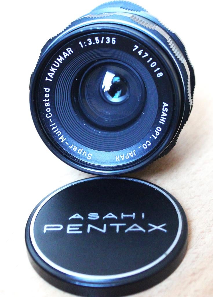 super-Takumar 35 mm 3.5 M42 + bague d'adaptation possible, TV, Hi-fi & Vidéo, Enlèvement ou Envoi, Comme neuf, Reflex miroir, Autres Marques
