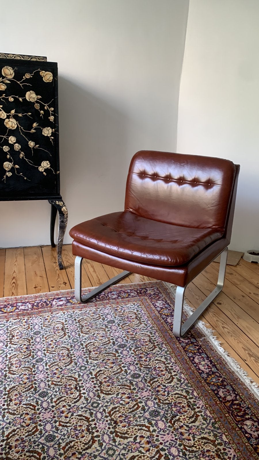 Fauteuil lounge design/vintage 70’, Maison & Meubles, Vintage/ design/lounge, Autres matériaux, Moins de 75 cm, Enlèvement