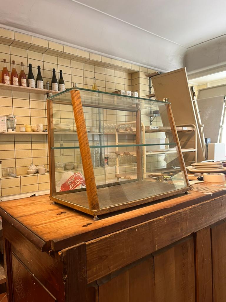 antiek vitrine kastje, Enlèvement, Comme neuf