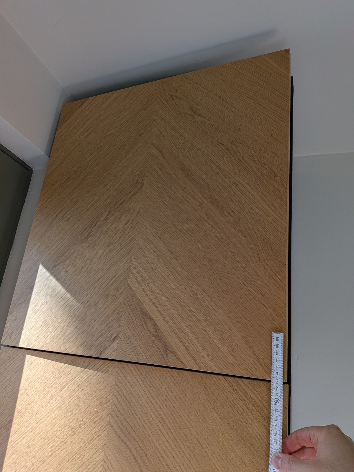 Armoire de rangement haute IKEA BESTÅ - placage de chêne/bru, Avec porte(s), 25 à 50 cm, Chêne, Comme neuf