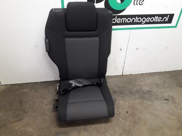 Stoel achter van een Opel Zafira B (Zafira B 05-), Auto-onderdelen, Interieur en Bekleding, Opel, Gebruikt, 3 maanden garantie
