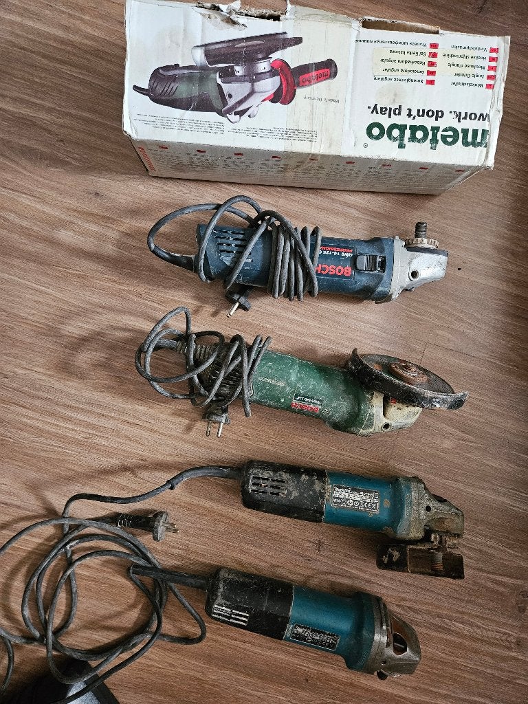 Petits broyeurs Makita Metabo Bosch, Bricolage & Construction, Enlèvement, Utilisé, Meuleuse d'angle