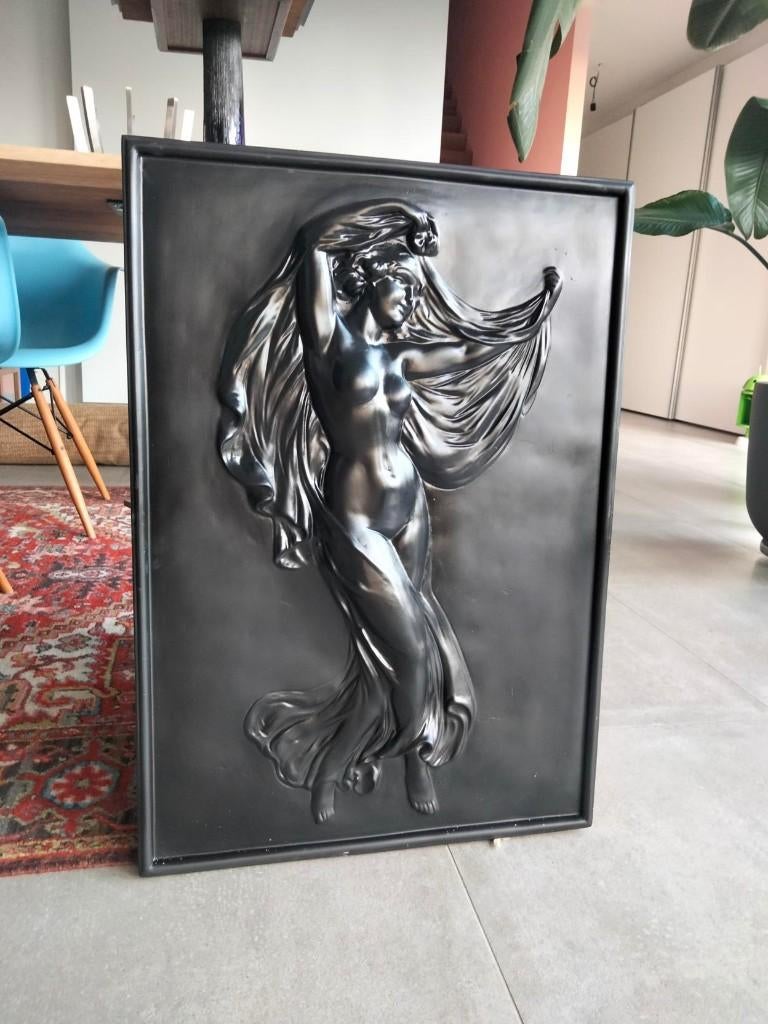 Art Nouveau Jugendstil stijl wand plaque kunst, Ophalen