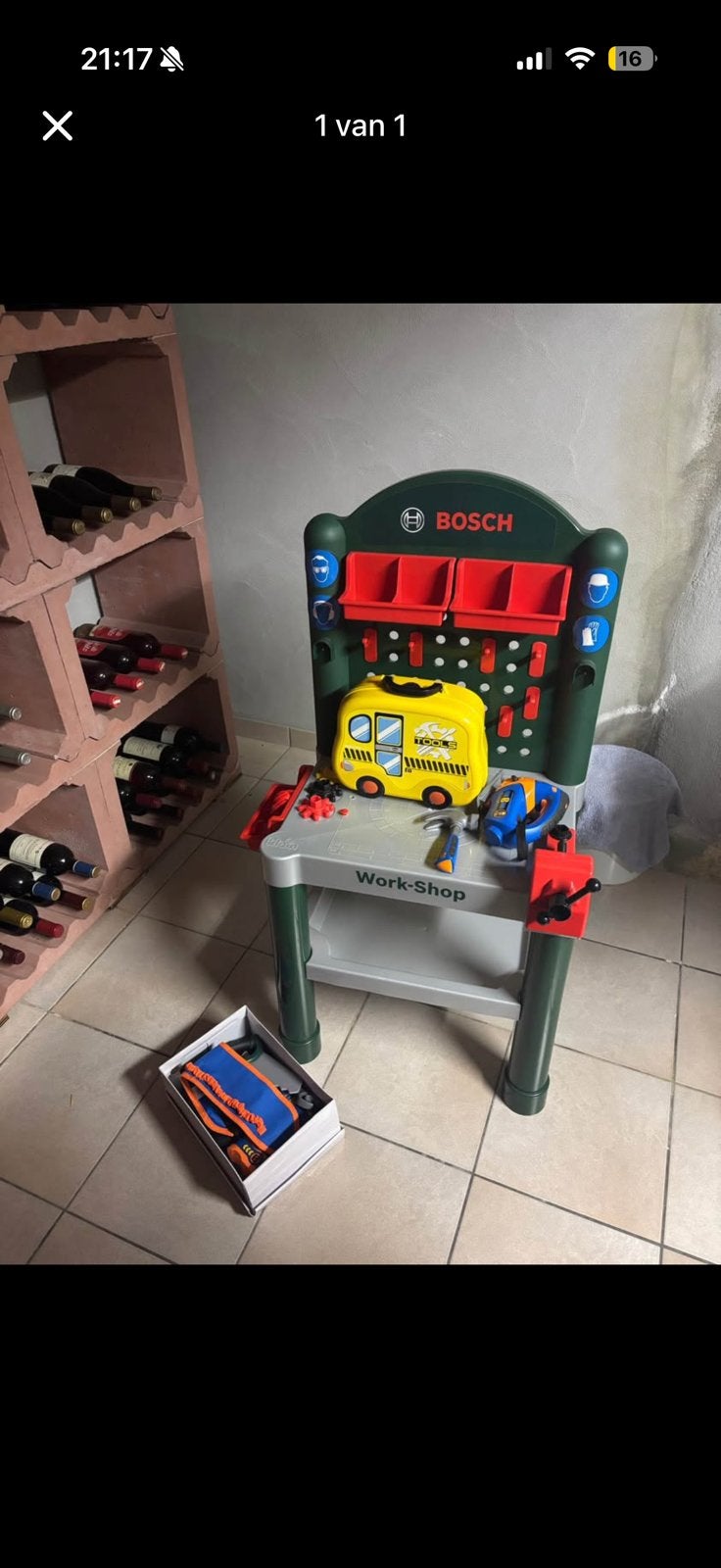 Bosch werkbank met accessoires, Enlèvement, Comme neuf