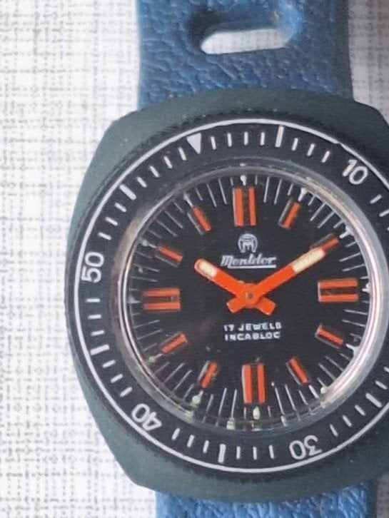 Montdor skin driver mechanisch duikhorloge nieuw oud voorraa, Ophalen of Verzenden