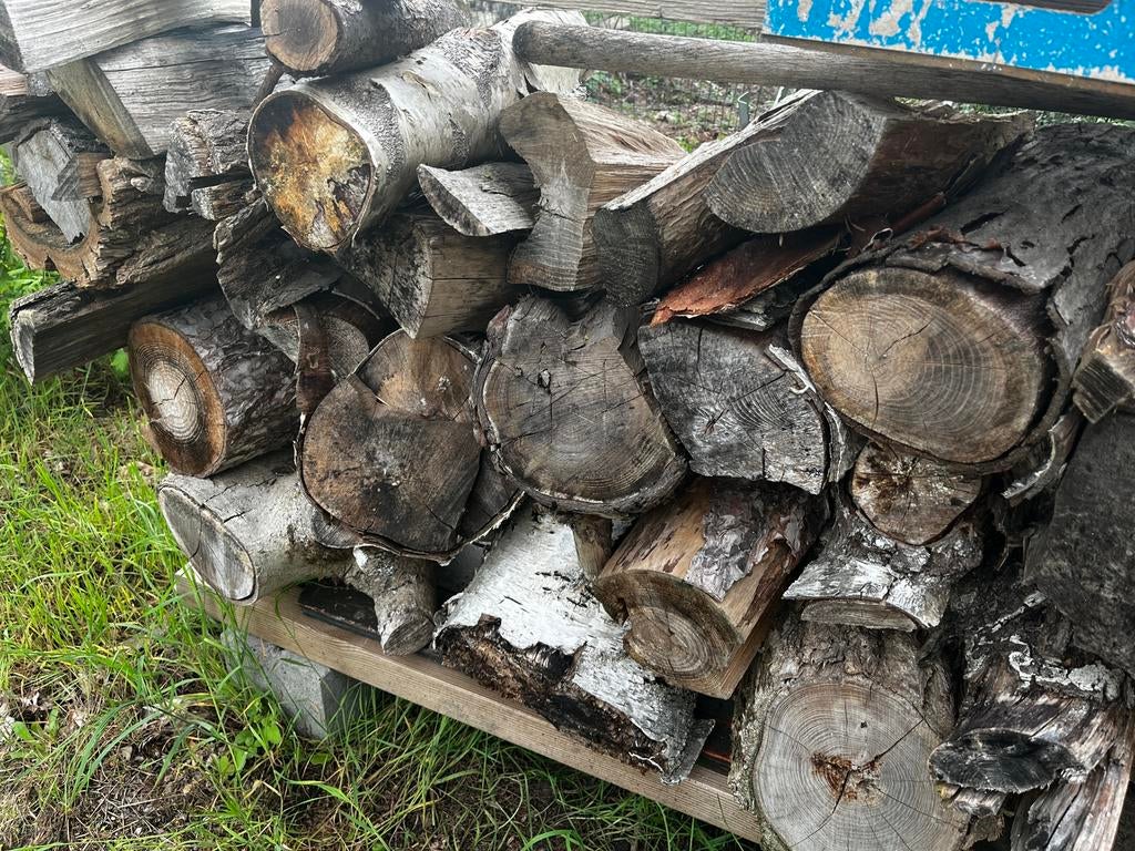 Brandhout gemengd zilverberk eik den, Minder dan 3 m³, Ophalen, Eikenhout, Blokken