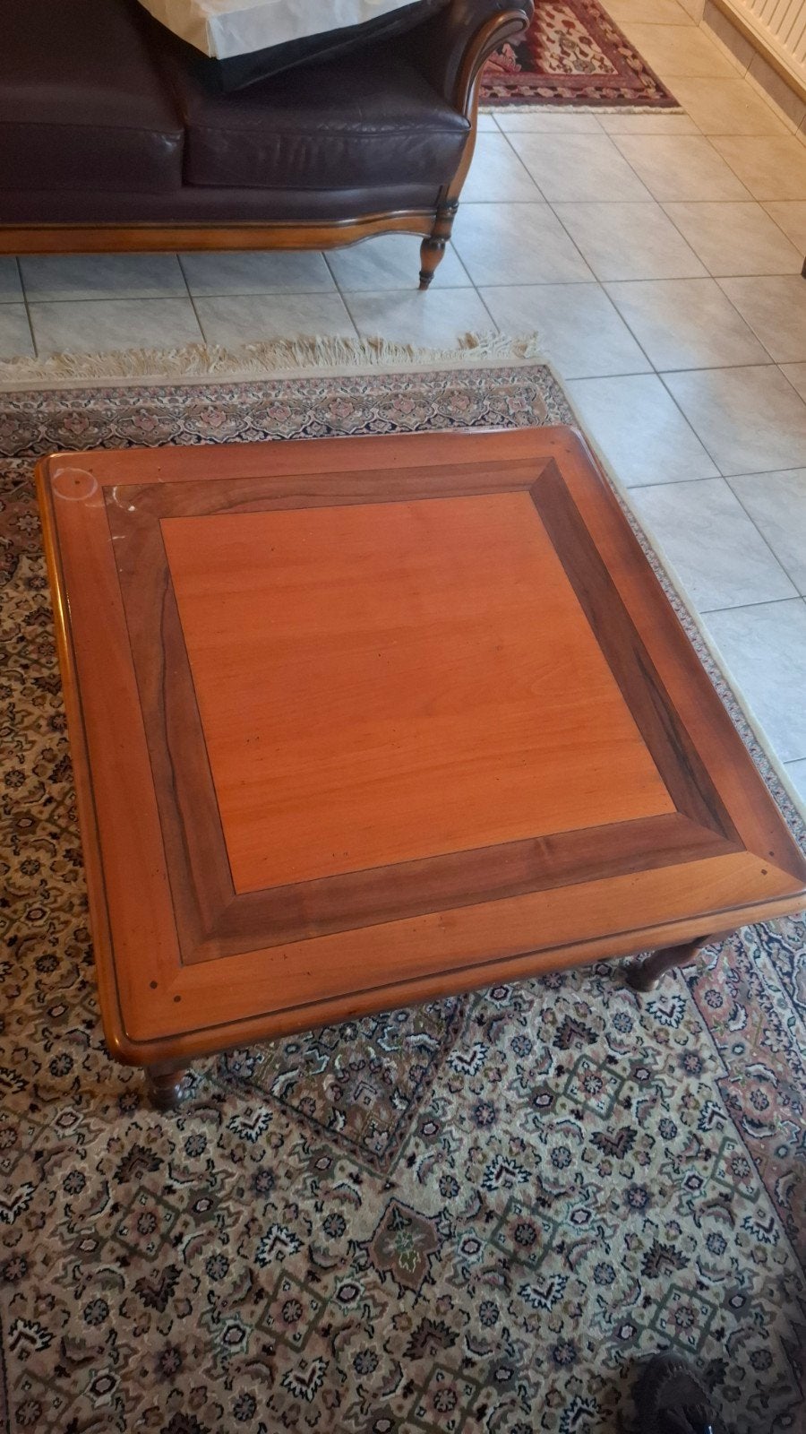 salontafel vierkant hout, Huis en Inrichting, Ophalen, Vierkant