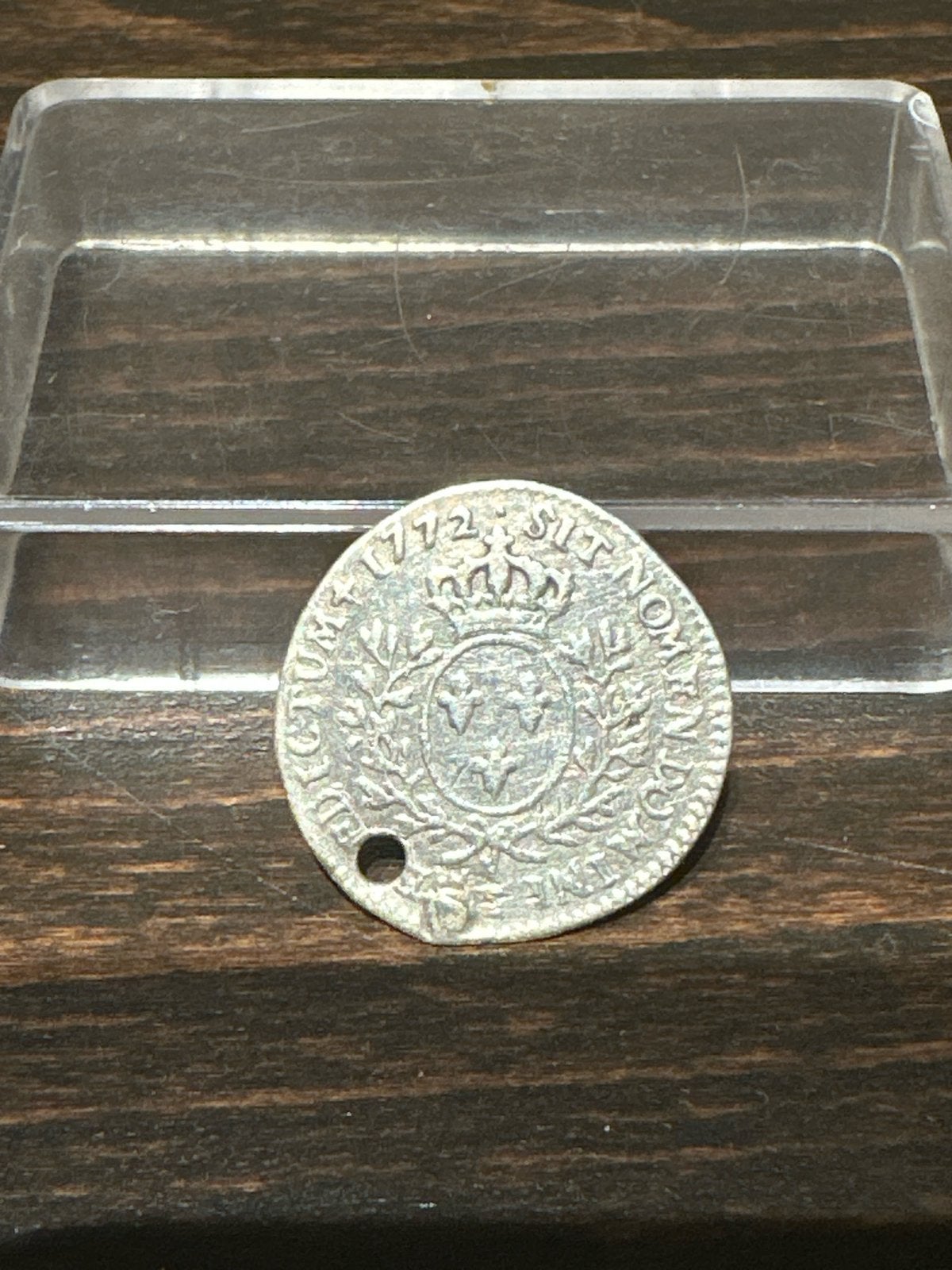 Pièce en argent Louis XV 1772, Enlèvement ou Envoi, Comme neuf